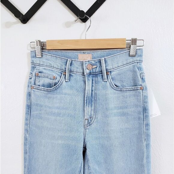 Mother The Insider Crop Step Chew Bootcut Ankle Jeans In Mentally Elsewhere Size - Picture 6 of 11